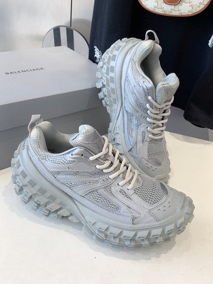 CHUNKY SNEAKERS IN BOMBAY GRAY POLYURETHANE, POLYESTER AND NYLON