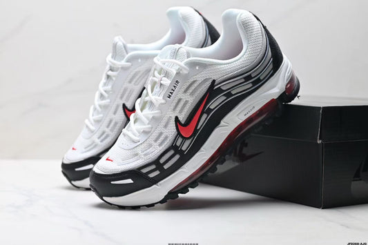 Nike Air Max 200 White Black Red Sneakers