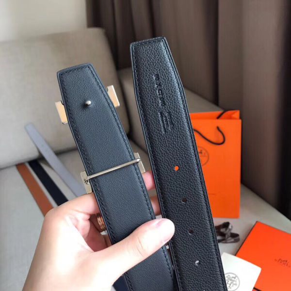 HERM Constance Belt Buckle & Black Clemence 38 MM Strap