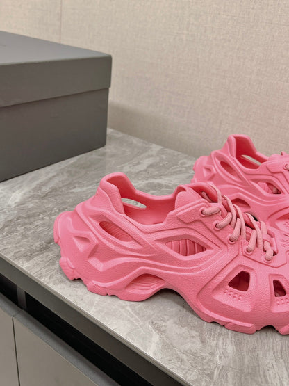 SNEAKERS IN PINK RUBBER