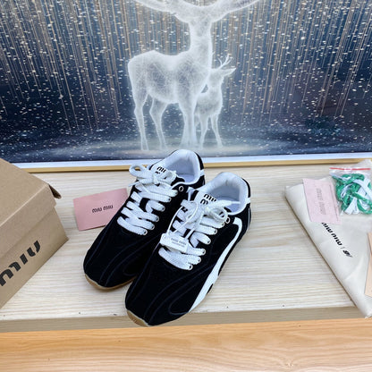 NB Black Sneakers Cowhide