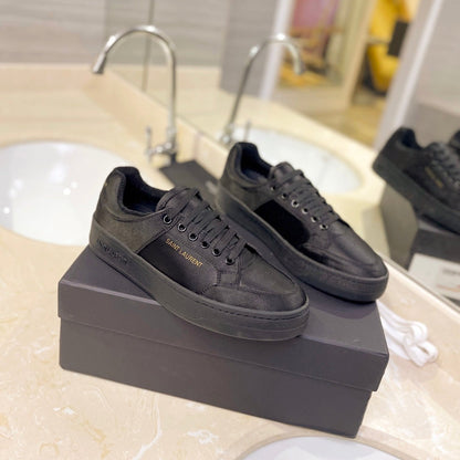 SL SL/61 SNEAKERS BLACK SATIN