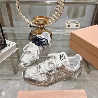 Silver Sneakers NB Cowhide